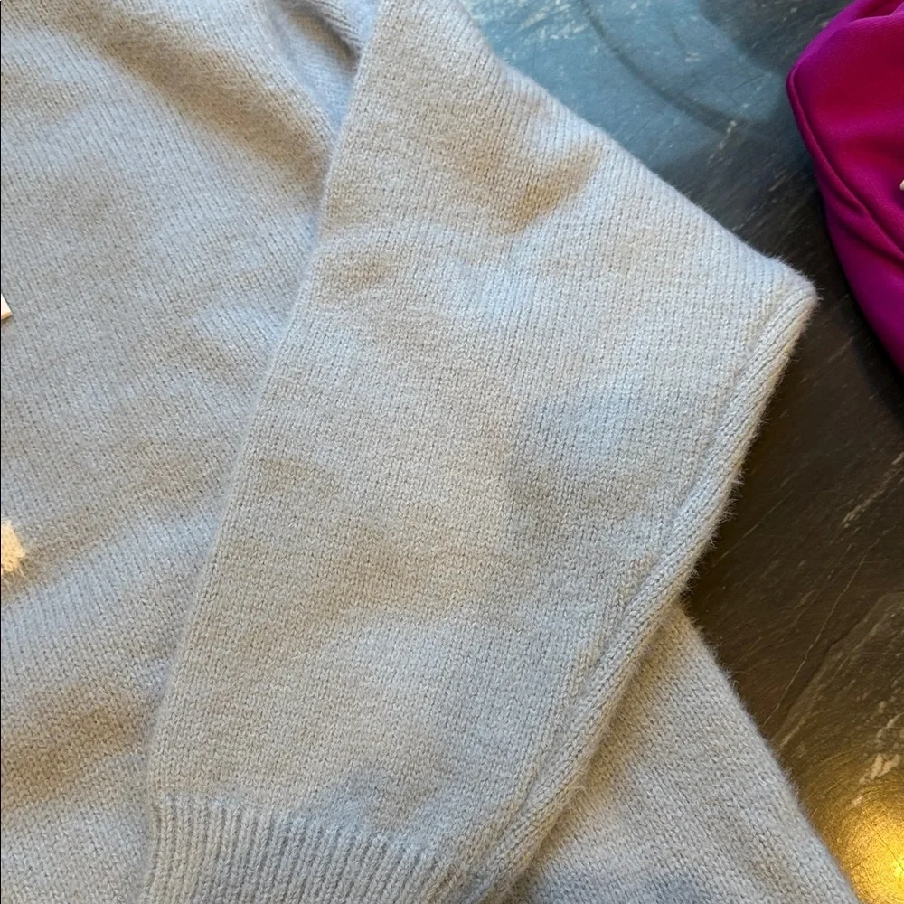 Aelfric Eden Blue Sweater with White Dog Design - Picture 7 of 11